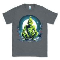 Charcoal Heather Grinch Classic Tee - Unal Design