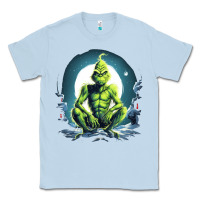 Dusty Blue Grinch Classic Tee - Unal Design