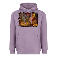 Lavender all i want for christmas is a horse brown horse Heavyweight Hoodie - RanaPortraitStore