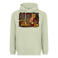 Matcha all i want for christmas is a horse brown horse Heavyweight Hoodie - RanaPortraitStore