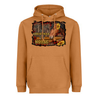 Meerkat all i want for christmas is a horse brown horse Heavyweight Hoodie - RanaPortraitStore