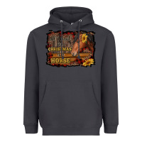 Smoke all i want for christmas is a horse brown horse Heavyweight Hoodie - RanaPortraitStore