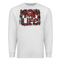 Oatmeal Heather mom life Premium Sweatshirt - SublimationCraftShop