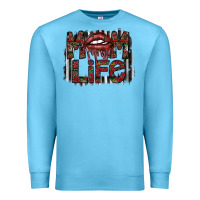 Ocean Blue mom life Premium Sweatshirt - SublimationCraftShop