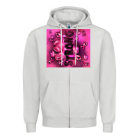 Dove Grey strong breast cancer Zipper Hoodie - RanaPortraitStore