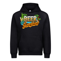 Black Beer and sunshine Urban Hoodie - NancyCooperArtShop