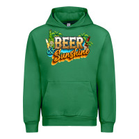 Emerald Beer and sunshine Urban Hoodie - NancyCooperArtShop