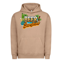 Pigment Burro Beer and sunshine Urban Hoodie - NancyCooperArtShop
