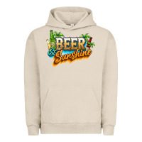 Pigment French Oak Beer and sunshine Urban Hoodie - NancyCooperArtShop