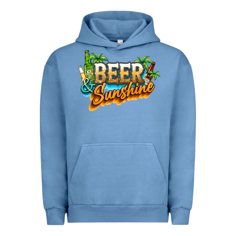 Beer And Sunshine Urban Hoodie by NancyCooperArtShop | Teevron