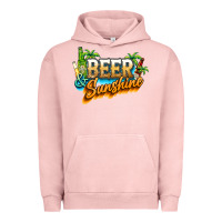 Pigment Salmon Beer and sunshine Urban Hoodie - NancyCooperArtShop
