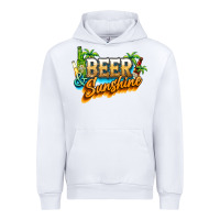 White Beer and sunshine Urban Hoodie - NancyCooperArtShop