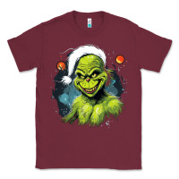 Burgundy Grinch Classic Tee - Unal Design