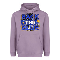 Lavender back the blue Heavyweight Hoodie - Zillion Design Studio