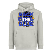 Moon Dust back the blue Heavyweight Hoodie - Zillion Design Studio