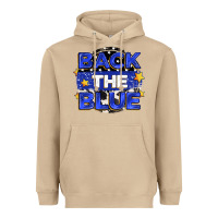 Mushroom back the blue Heavyweight Hoodie - Zillion Design Studio