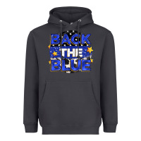Smoke back the blue Heavyweight Hoodie - Zillion Design Studio