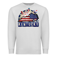 Dove Grey Kentucky 4th of July Premium Sweatshirt - CowGirlArtShop