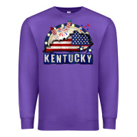 Purple Kentucky 4th of July Premium Sweatshirt - CowGirlArtShop