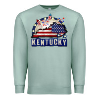 Seafoam Kentucky 4th of July Premium Sweatshirt - CowGirlArtShop