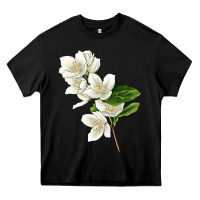 Black Mock Oranges Illustrations Heavy Core Tee - LillyAllenDesigns