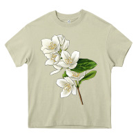 Mossy Mock Oranges Illustrations Heavy Core Tee - LillyAllenDesigns