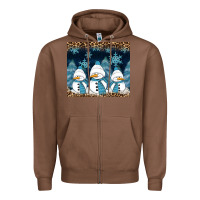 Chestnut snowman winter Zipper Hoodie - RanaPortraitStore