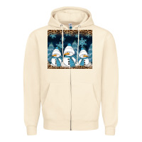 Sandshell snowman winter Zipper Hoodie - RanaPortraitStore