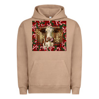 Pigment Burro christmas heifer with candy canes Urban Hoodie - BarkalooDesign