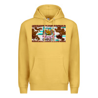 Antique Gold being a mom makes my life complete license plate Premium Hoodie - Artiststas