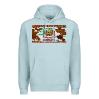 Blue Mist being a mom makes my life complete license plate Premium Hoodie - Artiststas
