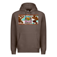 Coffee being a mom makes my life complete license plate Premium Hoodie - Artiststas
