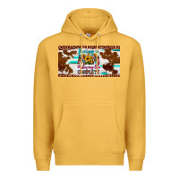 Mustard being a mom makes my life complete license plate Premium Hoodie - Artiststas