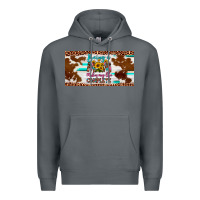 Rock being a mom makes my life complete license plate Premium Hoodie - Artiststas