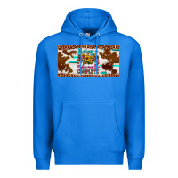 True Royal being a mom makes my life complete license plate Premium Hoodie - Artiststas