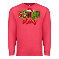 Cardinal Christmas nanny claus Premium Sweatshirt - FaDigitalArtStudio