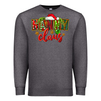 Charcoal Heather Christmas nanny claus Premium Sweatshirt - FaDigitalArtStudio