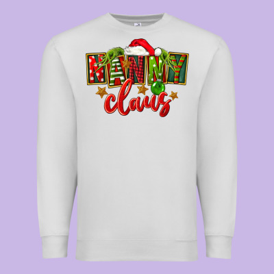 Christmas Nanny Claus Premium Sweatshirt Designed By Fadigitalartstudio