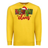 Lemon Christmas nanny claus Premium Sweatshirt - FaDigitalArtStudio