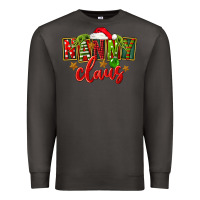 Smoke Christmas nanny claus Premium Sweatshirt - FaDigitalArtStudio