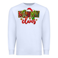 White Christmas nanny claus Premium Sweatshirt - FaDigitalArtStudio