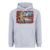 Heather Grey all i want for christmas is a horse  with farm Heavyweight Hoodie - RanaPortraitStore