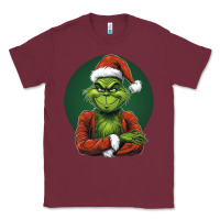 Burgundy Grinch Classic Tee - Unal Design