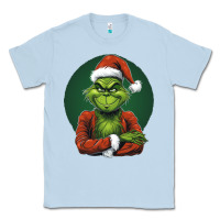 Dusty Blue Grinch Classic Tee - Unal Design