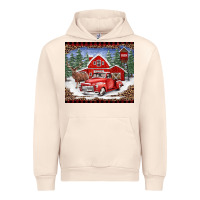Sandshell Christmas farm reindeer and truck Urban Hoodie - BarkalooDesign