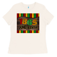 Bone 1865 juneteenth tumbler Ladies Tee - BarkalooDesign