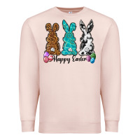 Pale Pink Western happy easter peeps Premium Sweatshirt - Neo Western