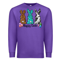 Purple Western happy easter peeps Premium Sweatshirt - Neo Western