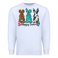 White Western happy easter peeps Premium Sweatshirt - Neo Western