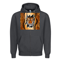 Smoke tiger scratch mark Zipper Hoodie - RanaPortraitStore